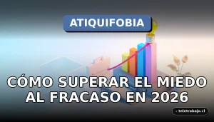 Imagen conceptual sobre superar el miedo al fracaso en el trabajo, con elementos abstractos corporativos.