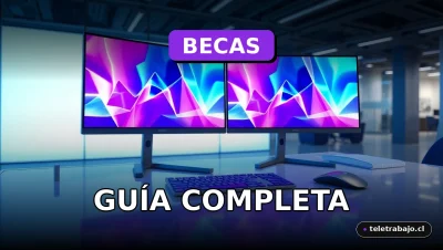 Una guía completa sobre becas STEM para mujeres en 2026, representada por un espacio de trabajo tecnológico moderno.