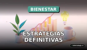 Ilustración isométrica minimalista de elementos de bienestar corporativo y teletrabajo en fondo pastel.
