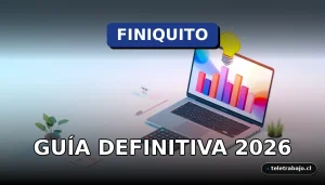 Guía para calcular finiquito y liquidación laboral en España con calculadora y gráficos abstractos.