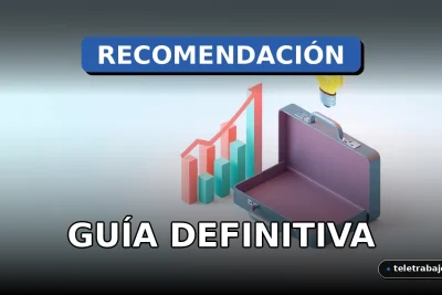 Guía profesional para cartas de recomendación laboral en 2026 sobre escritorio moderno con elementos abstractos.