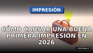Concepto visual abstracto para causar una buena primera impresión profesional en el entorno laboral moderno.