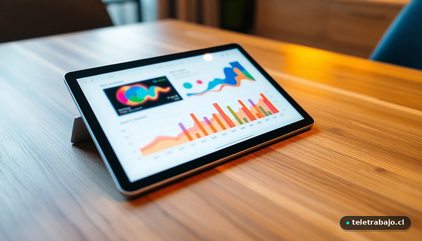 Dashboard analítico de un contact center moderno mostrando métricas de experiencia del cliente en colores vibrantes