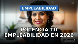 Un profesional sonriente en una oficina moderna, representando la mejora de la empleabilidad a través de la formación.