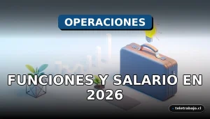 Director de Operaciones COO, funciones y salario en 2026, gráficos abstractos en pantalla, oficina ejecutiva.