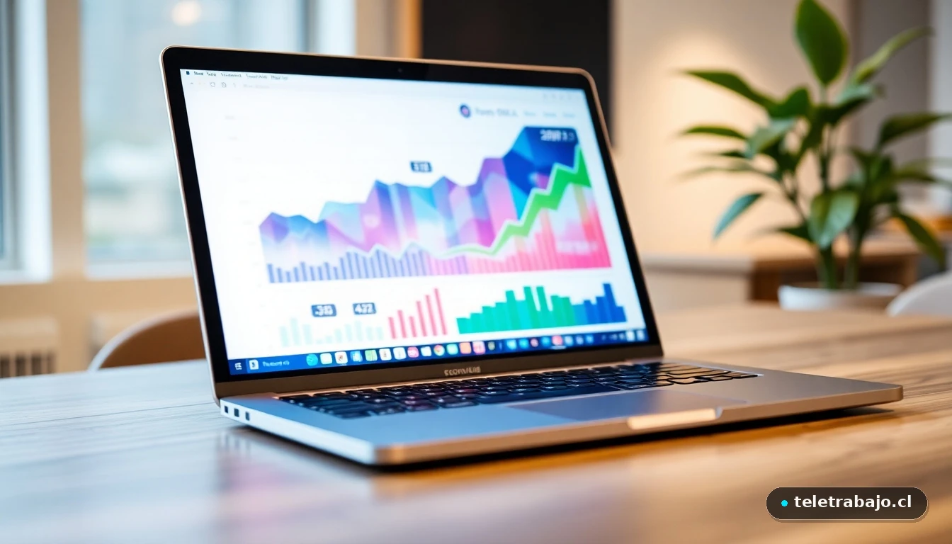 Gráficos abstractos de datos de crecimiento del empleo en el sector educativo y evolución del paro en España.