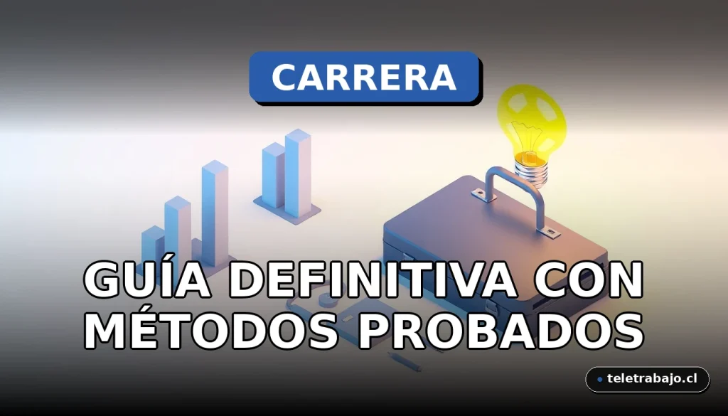 Guía definitiva para encontrar tu carrera ideal en 2026 con métodos probados, representada por elementos corporativos abstractos.