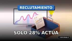 Ilustración isométrica corporativa abstracta sobre estrategias de reclutamiento juvenil con elementos de negocio y un gráfico de barras bajo.