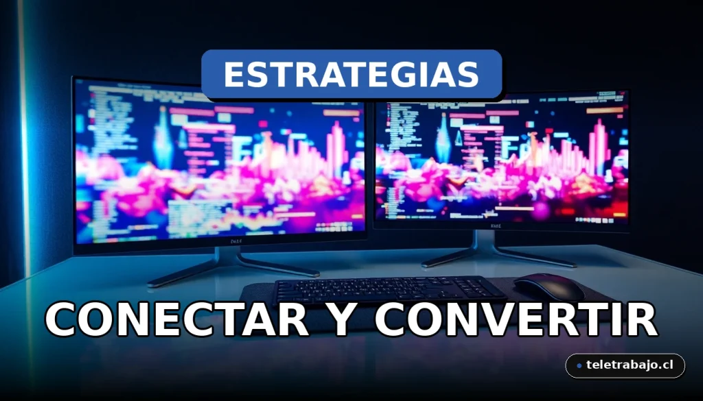 Estrategias de ventas modernas para el 2026 mostrando conexión y conversión a través de datos abstractos en un entorno corporativo de alta tecnología.