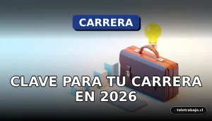 Ilustración isométrica minimalista de elementos corporativos abstractos que representan experiencia laboral valiosa, incluyendo un maletín, gráficos ascendentes y un foco brillante, sobre fondo pastel.