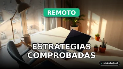 Estrategias para ganar dinero trabajando desde casa en 2026, mostrando una oficina moderna y productiva.