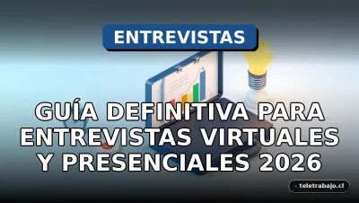 Guía profesional para entrevistas de trabajo virtuales y presenciales en un entorno corporativo moderno.