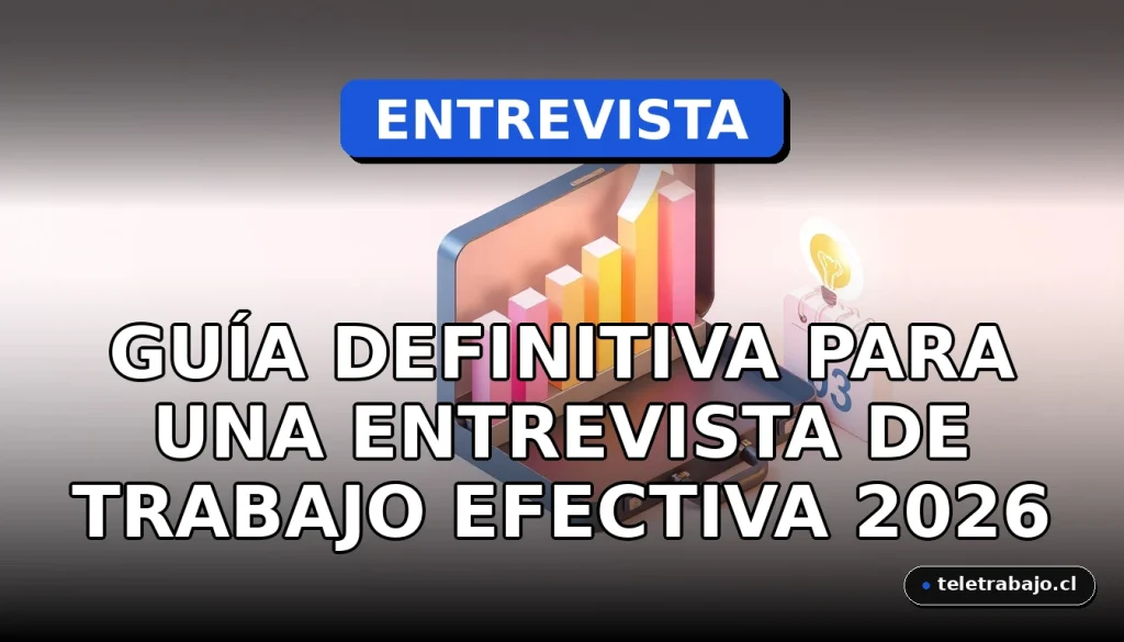 Guía definitiva para preparar una entrevista de trabajo exitosa en 2026, elementos corporativos abstractos en estilo isométrico.