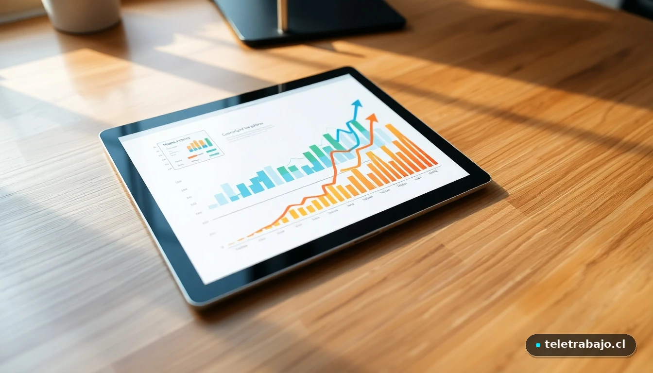 Infografía abstracta y moderna que representa el crecimiento profesional y los caminos personalizados de un itinerario de inserción laboral.