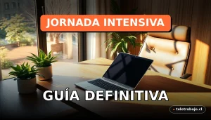 Guía para la jornada intensiva de verano 2026 con un escritorio moderno de oficina en casa