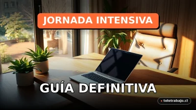 Guía para la jornada intensiva de verano 2026 con un escritorio moderno de oficina en casa