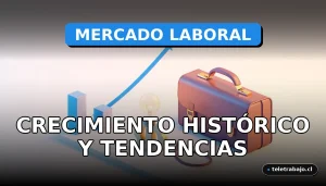 Ilustración conceptual del crecimiento del mercado laboral español en 2026 con gráficos abstractos y elementos corporativos en un estilo isométrico minimalista.