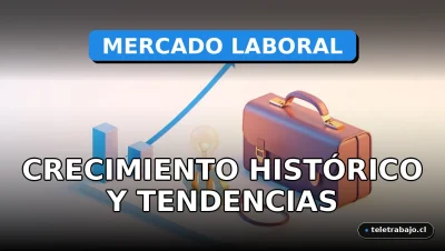 Ilustración conceptual del crecimiento del mercado laboral español en 2026 con gráficos abstractos y elementos corporativos en un estilo isométrico minimalista.