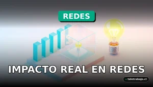 Ilustración abstracta corporativa isométrica 3D que representa métricas de marca personal y su impacto en redes sociales, con gráficos de crecimiento, un foco de luz y elementos de networking.