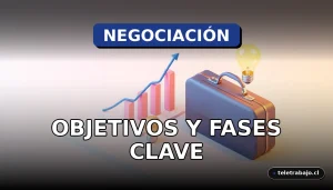 Representación visual abstracta de la mesa de negociación colectiva para el año 2026, mostrando objetivos y fases clave en un entorno corporativo.