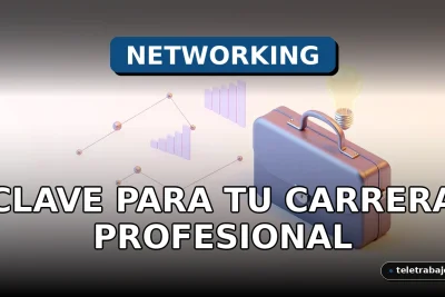 Concepto visual abstracto corporativo sobre networking estratégico y desarrollo profesional para 2026.