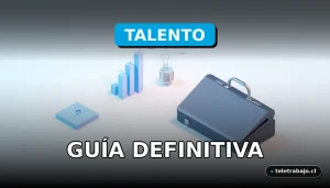Guía de oportunidades laborales digitales para 2026 con gráficos abstractos en pantallas modernas.