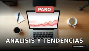 Análisis visual del paro en España en noviembre de 2026 mostrando datos económicos abstractos en una pantalla de ordenador.