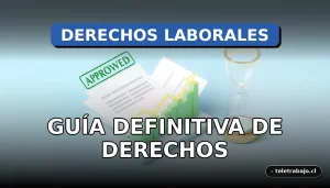 Guía sobre el periodo de prueba laboral en 2026 con un fondo corporativo abstracto minimalista.