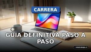 Plan de carrera profesional 2026 con guía paso a paso sobre escritorio moderno