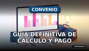 Cálculo y pago del plus del Convenio 2026 sobre un escritorio moderno con gráficos abstractos en pantalla.