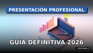 Guía definitiva para crear presentaciones profesionales efectivas en 2026, con elementos visuales corporativos abstractos.