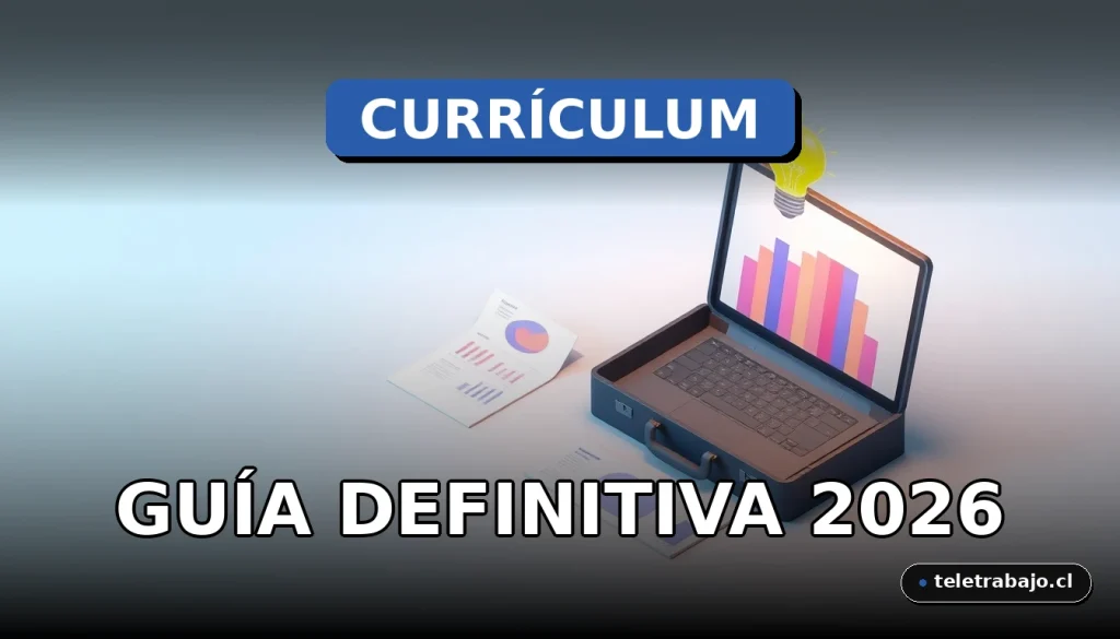 Un currículum vitae moderno y profesional sobre una mesa de trabajo, listo para ser presentado.