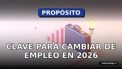 Concepto visual abstracto corporativo sobre cambio de empleo y propósito profesional en 2026