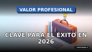 Ilustración isométrica minimalista de elementos corporativos abstractos que representan una propuesta de valor profesional, con gráficos de colores, un maletín y una bombilla brillante sobre un fondo pastel.