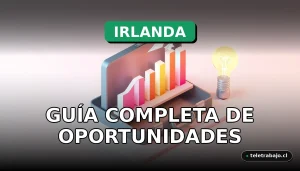 Guía completa para trabajar en Irlanda en 2026, mostrando oportunidades profesionales y corporativas.