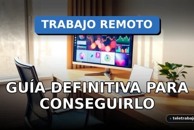 Guía para conseguir trabajo remoto en 2026 con un escritorio moderno en casa