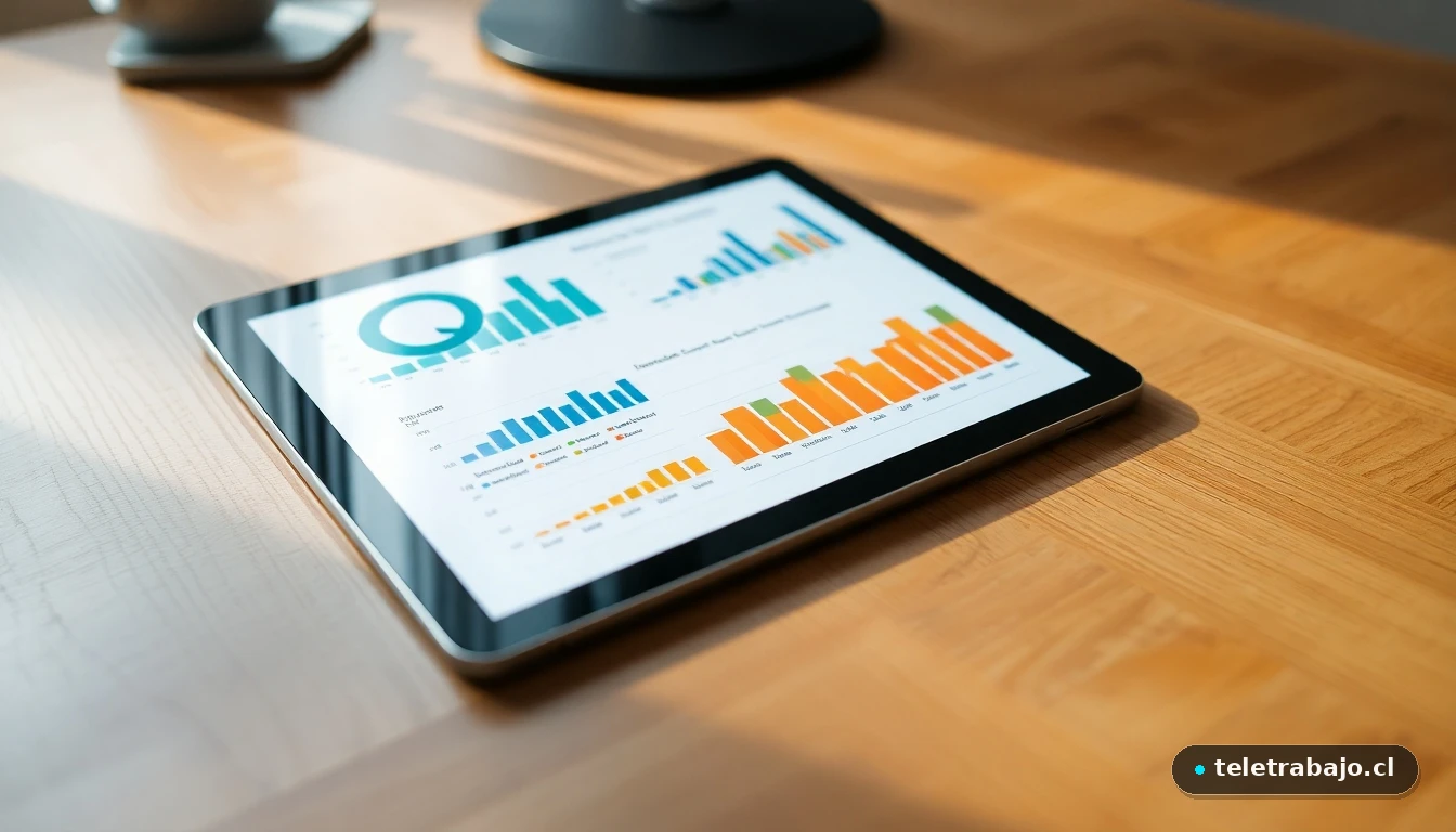 Visualización abstracta de datos del mercado laboral español mostrando sectores con mayor demanda de empleo en 2026.