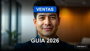 Habilidades clave para vendedores exitosos en Chile, representadas en un entorno corporativo moderno y profesional.