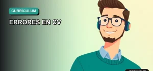 Ilustración vectorial plana de estilo premium que representa a un trabajador remoto moderno en Chile, con un fondo de gradiente suave, para un artículo sobre errores comunes en currículums para teletrabajo.