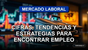 Análisis del mercado laboral chileno 2026 con gráficos de tendencias y estrategias de empleo