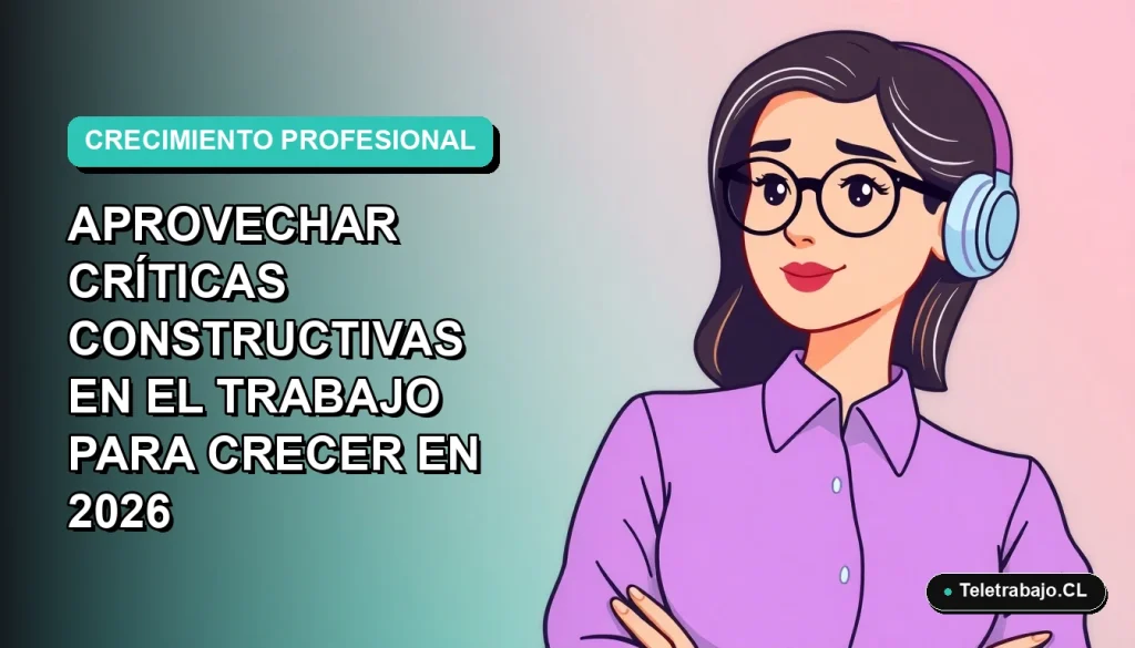 Ilustración plana corporativa de una mujer profesional de teletrabajo con expresión receptiva, sobre fondo degradado suave azul verdoso.