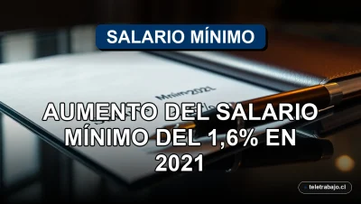 Macro detalle de un lujoso bolígrafo de metal y un documento oficial con el texto 'Salario Mínimo 2021 +1.6%' sobre una mesa de cristal en una oficina corporativa.