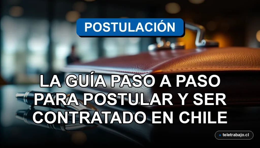 Guía de autocandidatura para postular a empleos en Chile con éxito profesional