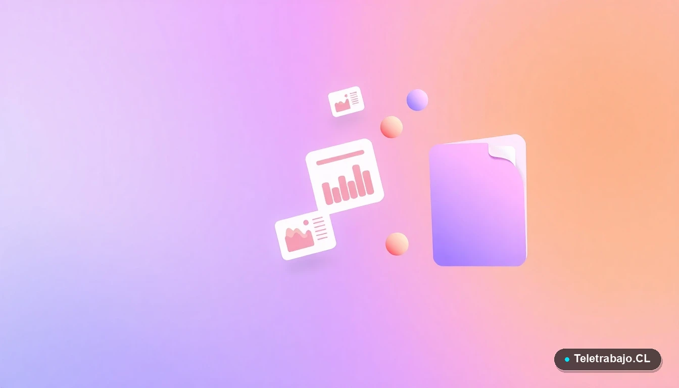 Elementos de interfaz de usuario abstractos y minimalistas para planificación de calendario sobre fondo degradado.
