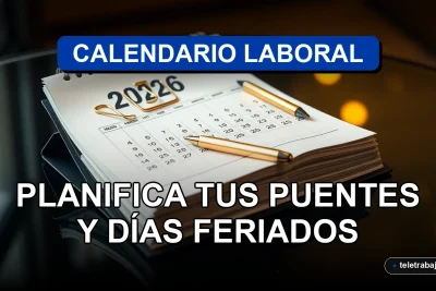 Calendario de días feriados y puentes para planificar vacaciones en Chile el año 2026.