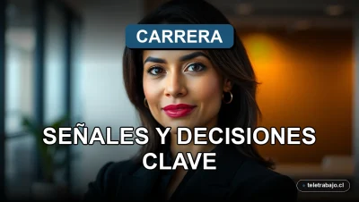 Profesional hispana reflexionando sobre cambio de trabajo en oficina moderna