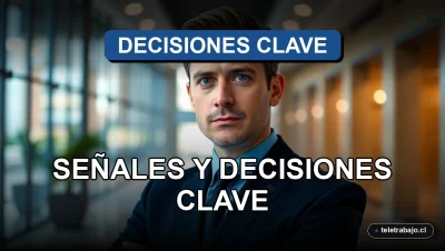 Señales para cambiar de trabajo en 2026 en una oficina corporativa moderna