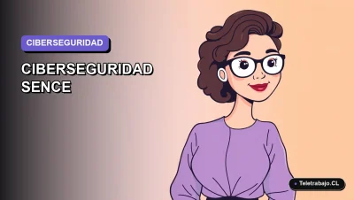 Ilustración vectorial plana de una mujer profesional de tecnología en capacitación de ciberseguridad, estilo premium y moderno.