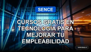 Cursos de tecnología gratuitos SENCE 2026 para mejorar empleabilidad en Chile