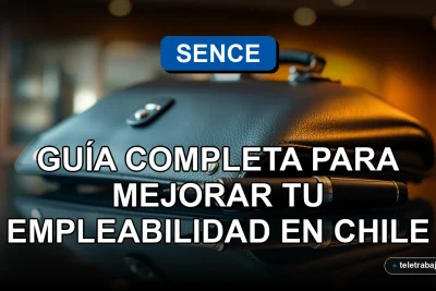 Capacitación SENCE 2026 para mejorar la empleabilidad en Chile, representada por objetos profesionales de alta gama.